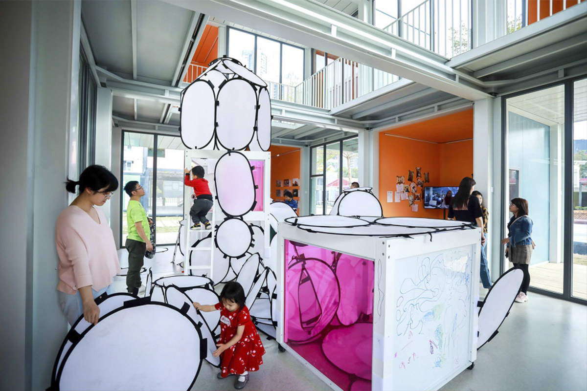 Container Smart Exhibition Hall - "Play and Learn Blocks" Modular Building